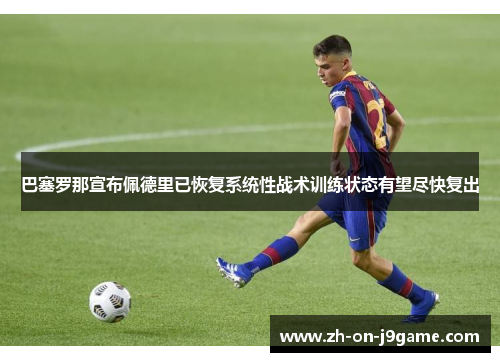 巴塞罗那宣布佩德里已恢复系统性战术训练状态有望尽快复出